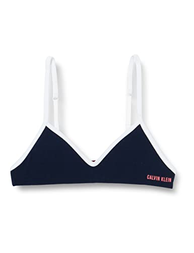 Calvin Klein Mädchen Moulded Bra G80G800578 Geformte BHS, Blau (Navy Iris), 8-10 Jahre von Calvin Klein Jeans