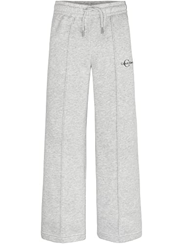 Calvin Klein Mädchen Seaming Straight Sweatpants Gr. 12 Jahre Grau IG0IG01268PZ2 von Calvin Klein