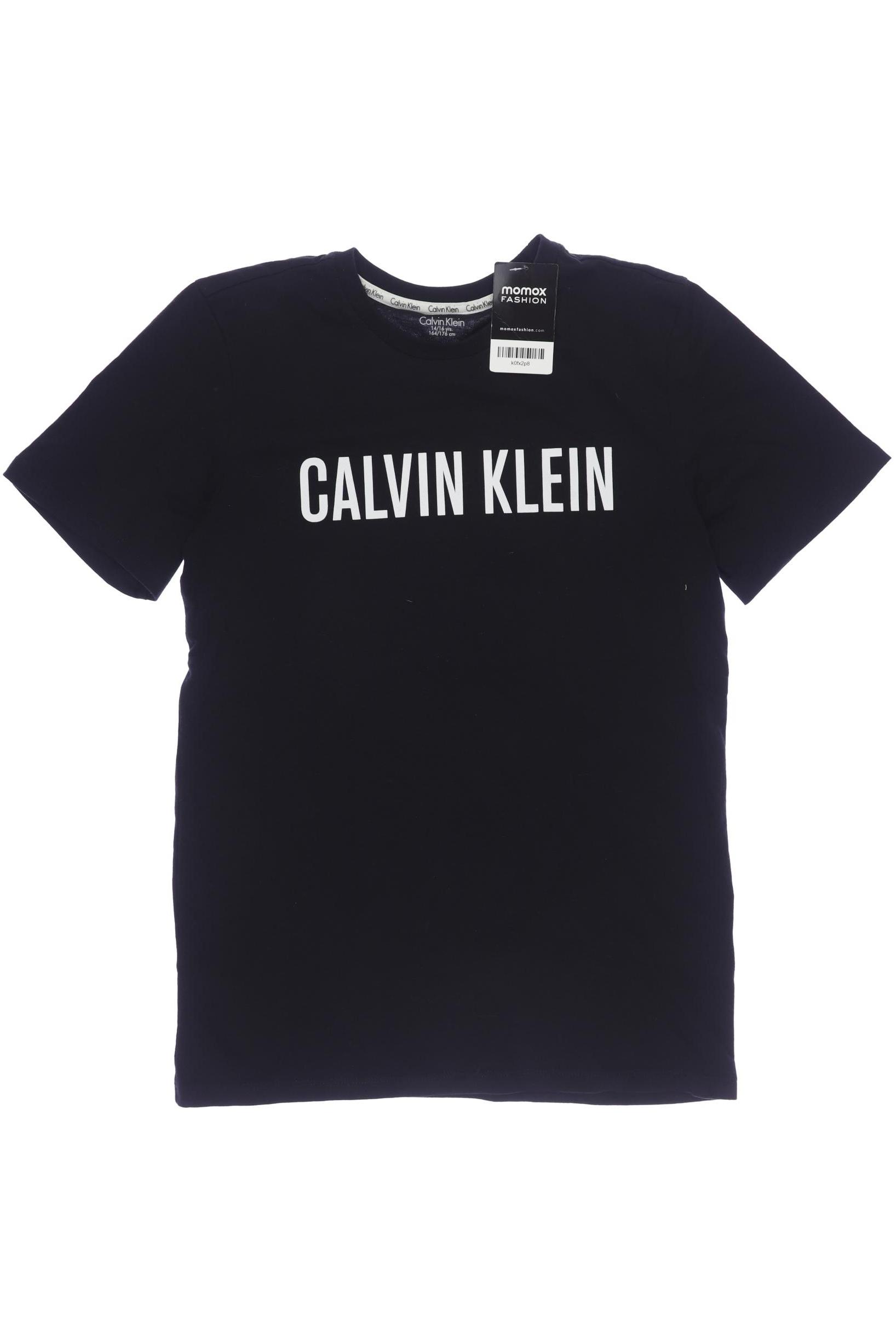 Calvin Klein Damen T-Shirt, schwarz, Gr. 164 von Calvin Klein