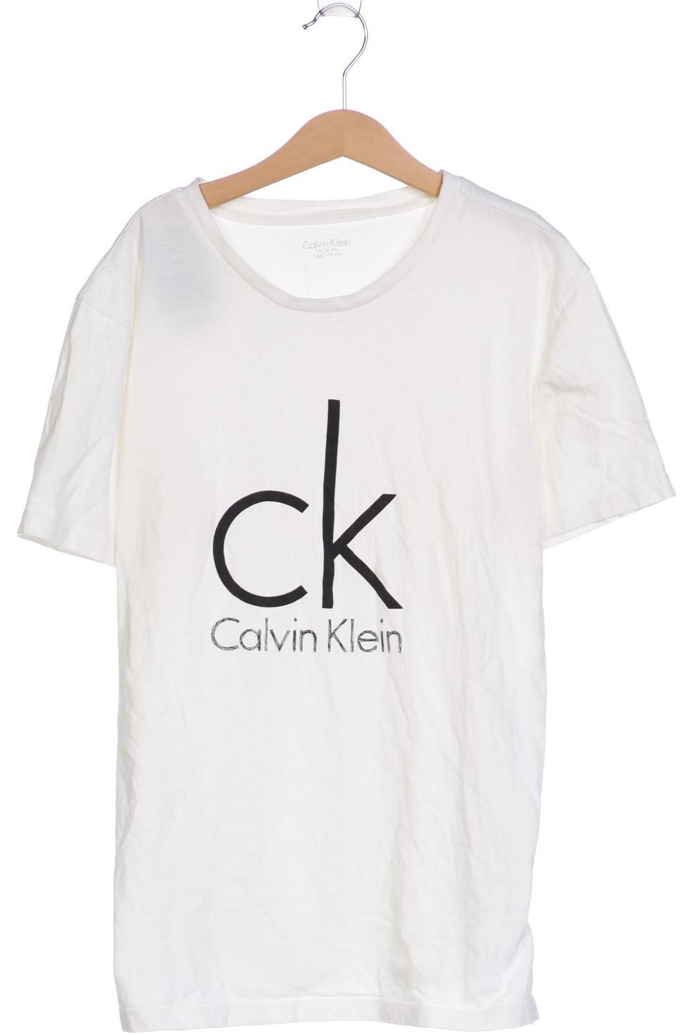 Calvin Klein Mädchen T-Shirt, weiß von Calvin Klein