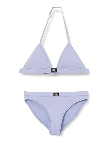 Calvin Klein Mädchen Triangle Bikini Set Ky0Ky00092 Dreieckig, Purple (Persian Violet), 8-10 von Calvin Klein