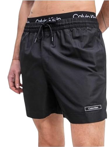 Calvin Klein Männer Badeshorts KM0KM00945BEH Boardshorts in schwarz (L) von Calvin Klein