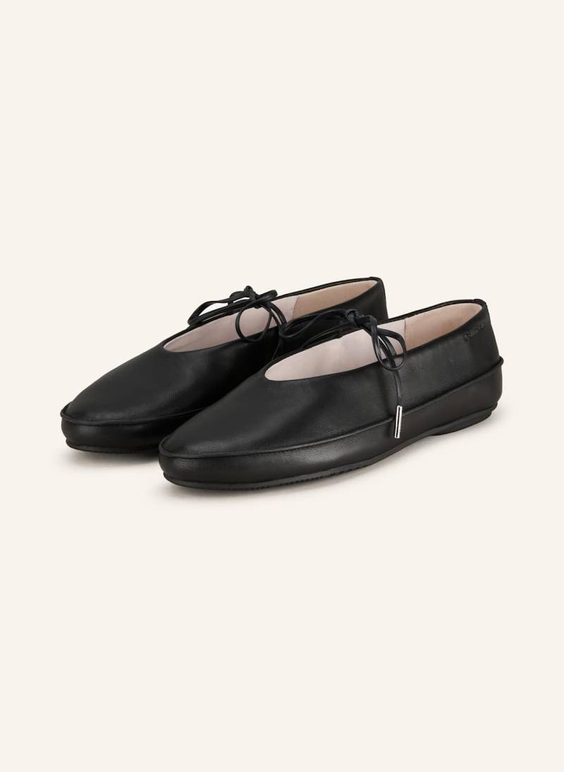 Calvin Klein Mary-Jane-Ballerinas schwarz von Calvin Klein