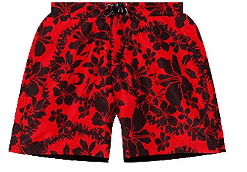 Calvin Klein Medium Surf Short 59128W0-001 Reversible rot/schwarz, Größe L/6 von Calvin Klein