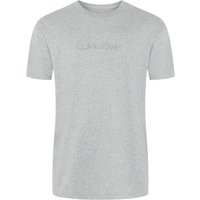 Calvin Klein Meliertes T-Shirt mit Label-Schriftzug von Calvin Klein