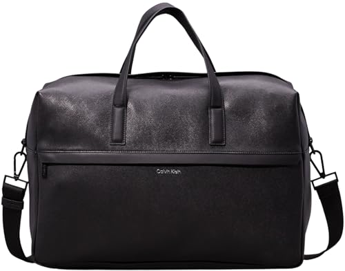 Calvin Klein Herren Weekender Reisetasche groß, Schwarz (Ck Black Saffiano), Einheitsgröße von Calvin Klein
