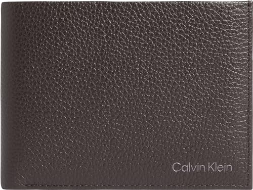 Calvin Klein Men WARMTH BIFOLD 5CC W/ COIN, Dark Brown, One Size von Calvin Klein