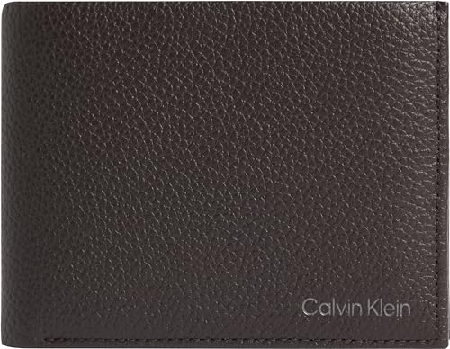 Calvin Klein Men WARMTH TRIFOLD 10CC W/COIN, Dark Brown, One Size von Calvin Klein