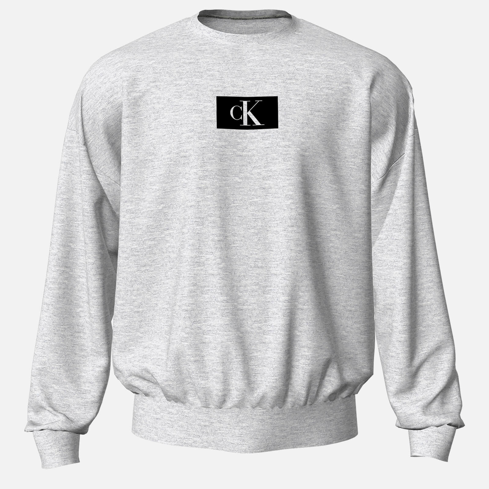 Calvin Klein Logo Lounge Cotton Sweatshirt - L von Calvin Klein
