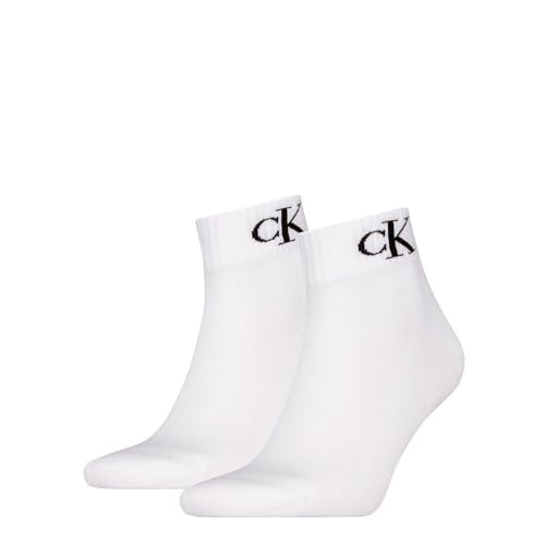 Calvin Klein Socks Ckj Men Quarter 2P Monogram von Calvin Klein