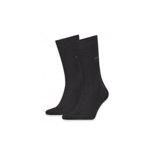 Calvin Klein Herren Classic Socken, Schwarz, 39/42 (2er Pack) von Calvin Klein