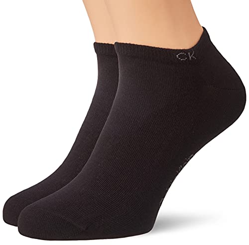 Calvin Klein Herren Sneaker Socken, Schwarz, 39/42 (2er Pack) von Calvin Klein