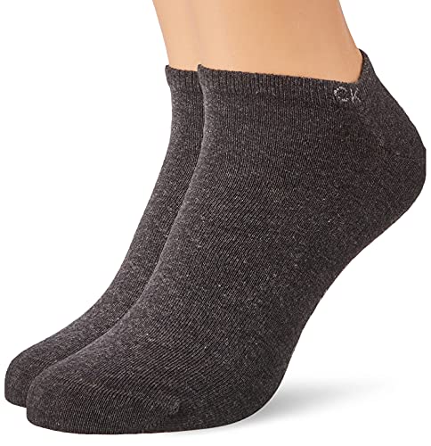 Calvin Klein Herren Sneaker Socken, Grau, 43/46 (2er Pack) von Calvin Klein