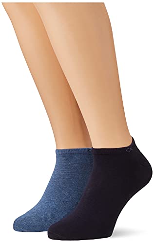 Calvin Klein Herren Sneaker Socken, Marineblau, 43/46 (2er Pack) von Calvin Klein