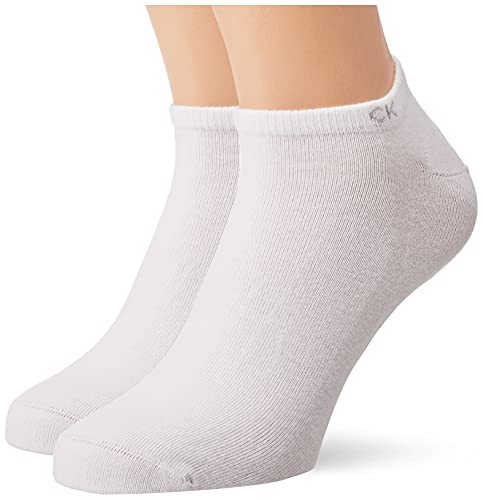 Calvin Klein Herren Sneaker Socken, Weiß, 39/42 (2er Pack) von Calvin Klein