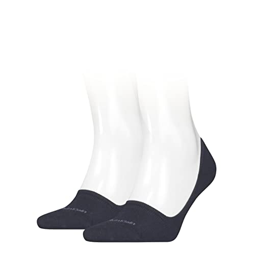 Calvin Klein Herren Footie Socken, Marineblau, 43/46 (2er Pack) von Calvin Klein
