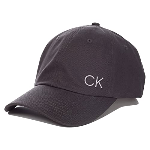 Calvin Klein Mens Cotton Twill Cap – Anthrazit – Einheitsgröße von Calvin Klein