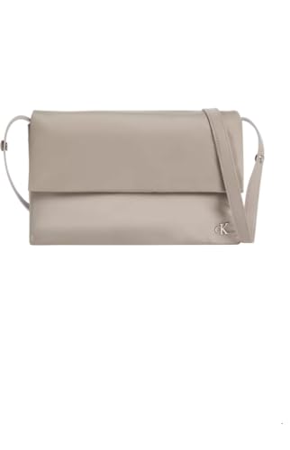 Calvin Klein Micro Mono Flap25, Nylon, Pilze, 15 x 25 x 8 cm, beige von Calvin Klein