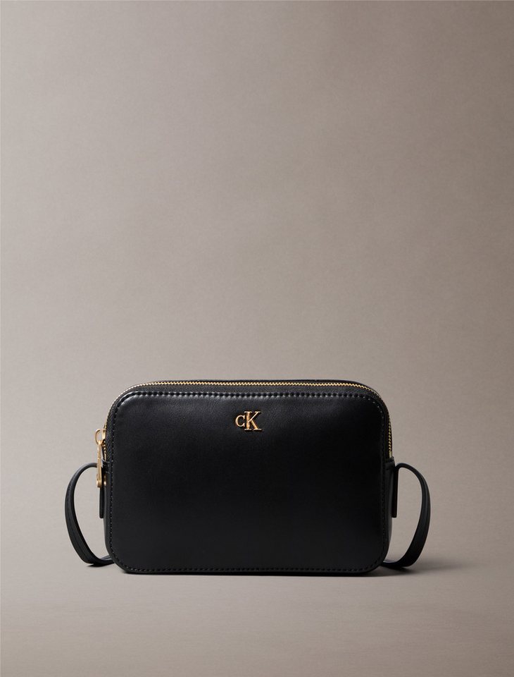 Calvin Klein Mini Bag CK CAMERA BAG, Damen Schultertasche, kleine Umhängetasche, mit CK-Logo von Calvin Klein