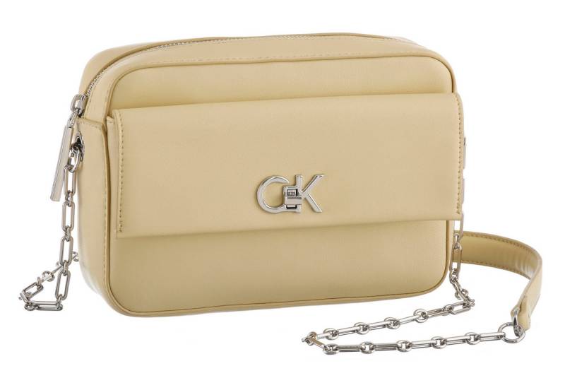 Calvin Klein Mini Bag CK RE-LOCK POCKET CAMERA BAG, kleine Umhängetasche, Damen Schultertasche mit Zierkette von Calvin Klein
