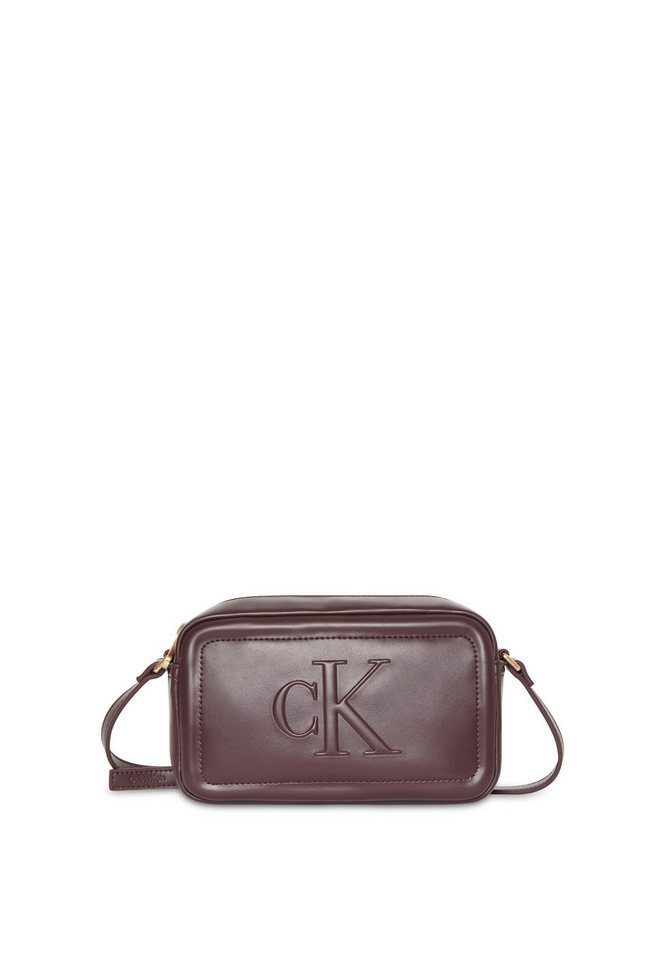 Calvin Klein Mini Bag BOLD CK CAMERA BAG, kleine Damen-Umhängetasche, Schultertasche, Kamerabag mit CK-Logo von Calvin Klein