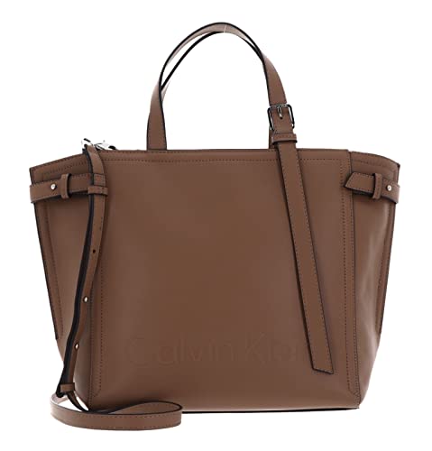 Calvin Klein Minimal Hardware Tote Safari Canvas von Calvin Klein