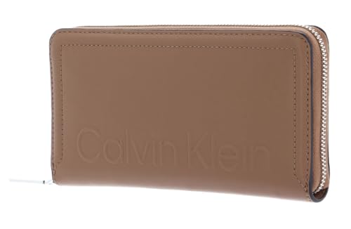 Calvin Klein Minimal Hardware Zip Around Wallet L Safari Canvas von Calvin Klein