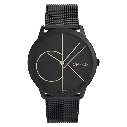 Calvin Klein Herren Analog Quarz Uhr mit Edelstahl Armband K3M5145X von Calvin Klein