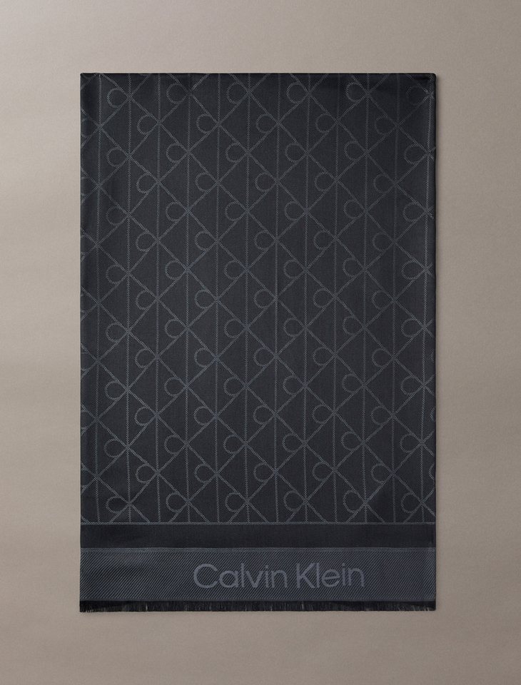 Calvin Klein Modetuch TONAL AOP MODAL LW SQUARE SCARF, Perfekt für den Alltag von Calvin Klein