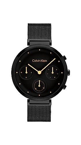 Calvin Klein Multi Zifferblatt Quarz Uhr für Damen Kollektion Minimalistic T-BAR mit Edelstahlarmband Calvin Klein Multi Zifferblatt Quarz Uhr für Damen Kollektion Minimalistic T-BAR mit Edelstahlarmband von Calvin Klein