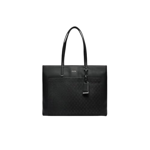 Calvin Klein Must Medium Shopper Monogram, Black, 32 x 40 x 11 cm, Schwarz von Calvin Klein