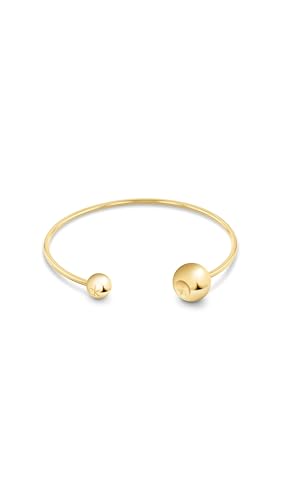 Calvin Klein Offenes Bangles Armband für Damen Kollektion SCULPTURAL BUBBLES in Gelbgold - 35000787 von Calvin Klein