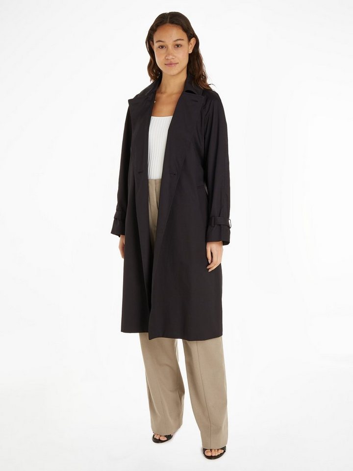 Calvin Klein Outdoorjacke ESSENTIAL TRENCH COAT (Set, 2-St., mit Gürtel) mit Gürtel von Calvin Klein