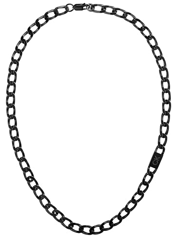 Calvin Klein Gliederhalskette für Herren Kollektion OUTLOOK mit Schwarzer Ionenbeschichtung (IP) - 35000253 von Calvin Klein