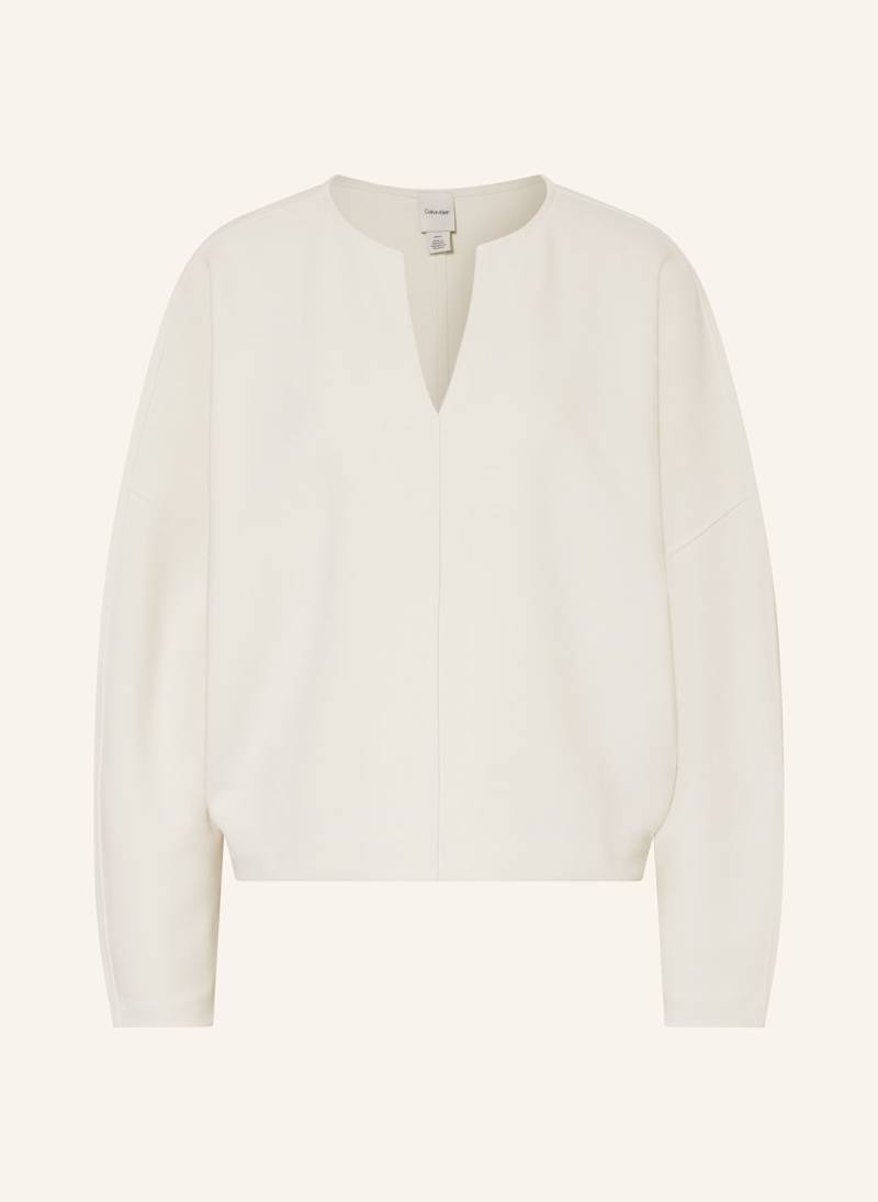 Calvin Klein Oversized-Longsleeve weiss von Calvin Klein
