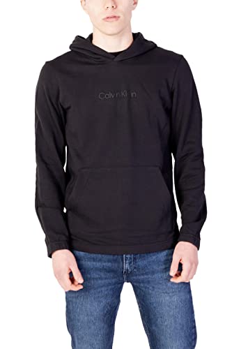 Calvin Klein Herren PW-Hoodie Pullover, schwarzes, L von Calvin Klein