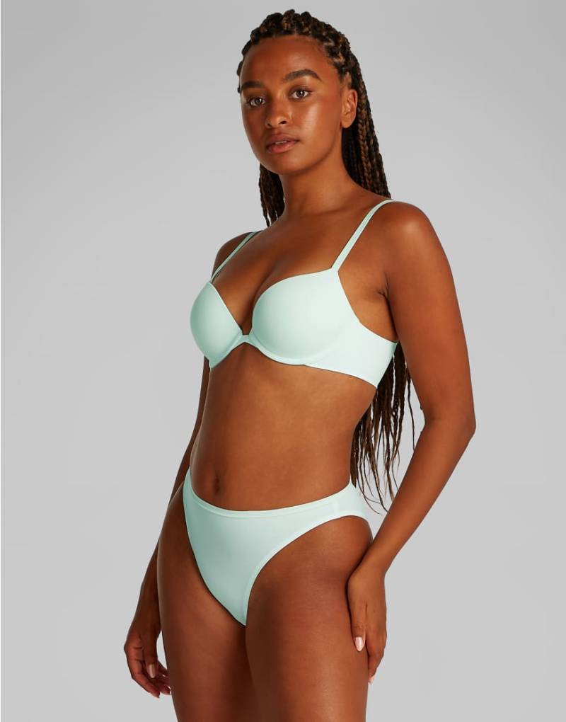Calvin Klein - Perfectly Fit - Bikini-Slip in Aqua-Blau von Calvin Klein