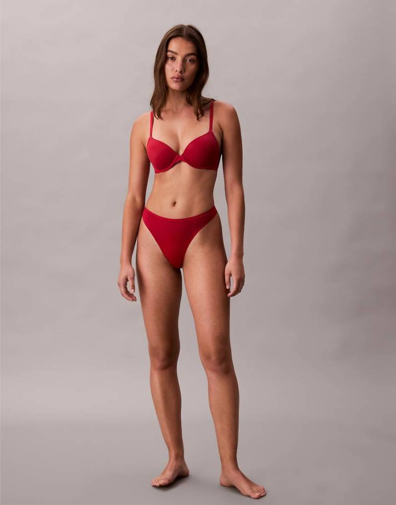 Calvin Klein - Perfectly Fit - Tanga in Rot von Calvin Klein