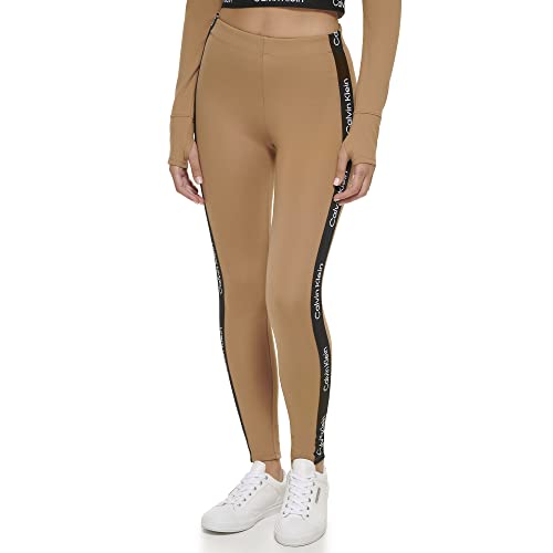 Calvin Klein Performance Damen-Leggings mit hoher Taille, Teakholz, S von Calvin Klein Performance