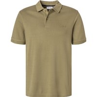 Calvin Klein Herren Polo-Shirt grün Baumwoll-Jersey von Calvin Klein