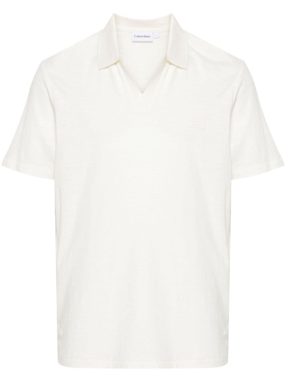 Calvin Klein Poloshirt mit Logo - Weiß von Calvin Klein