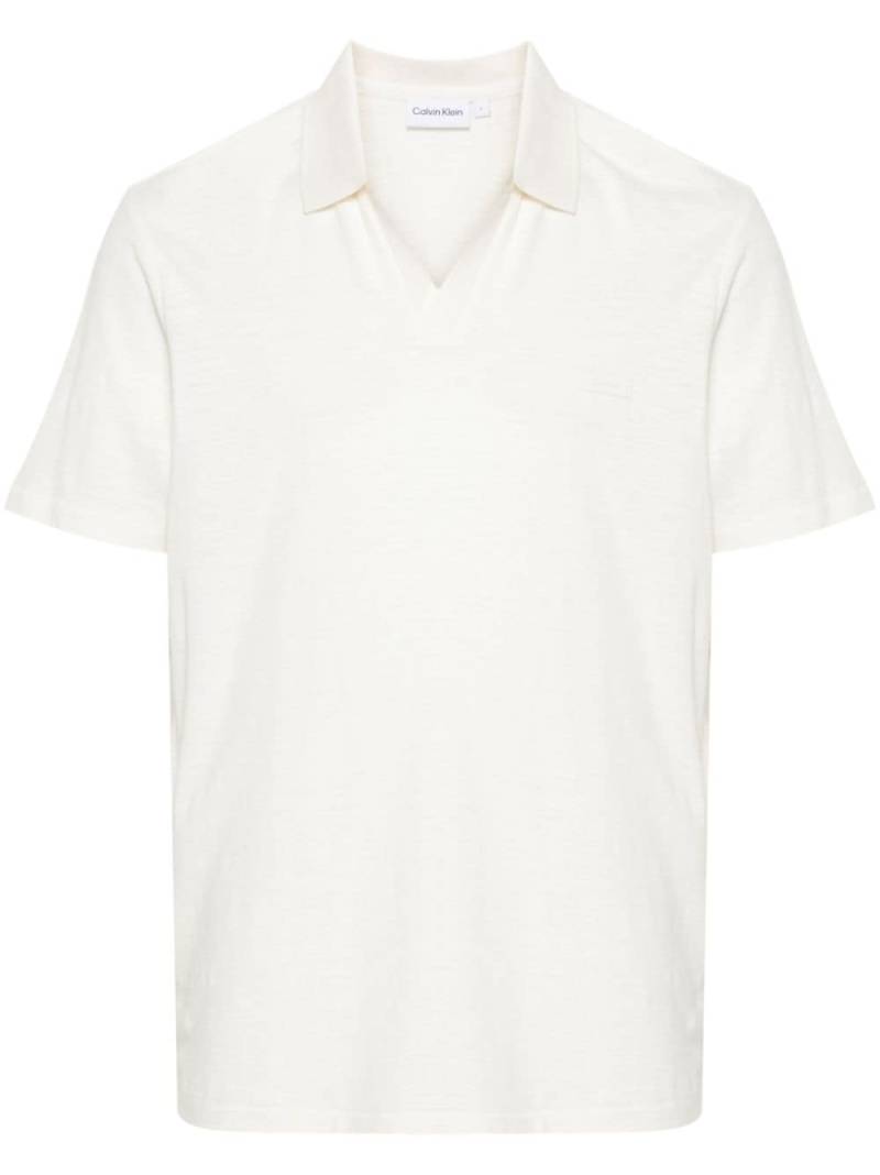 Calvin Klein Poloshirt mit Logo - Weiß von Calvin Klein