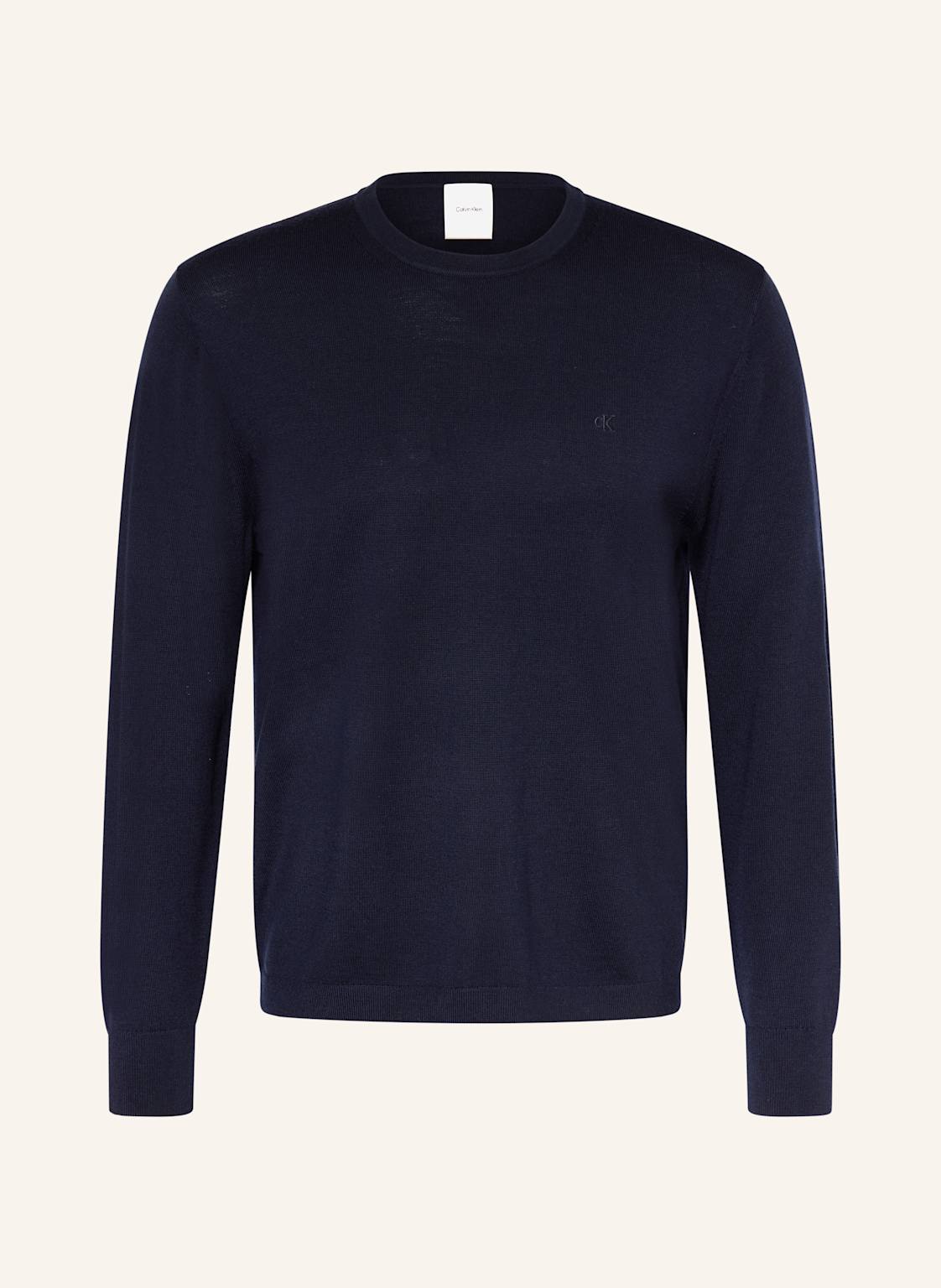 Calvin Klein Pullover Aus Merinowolle blau von Calvin Klein