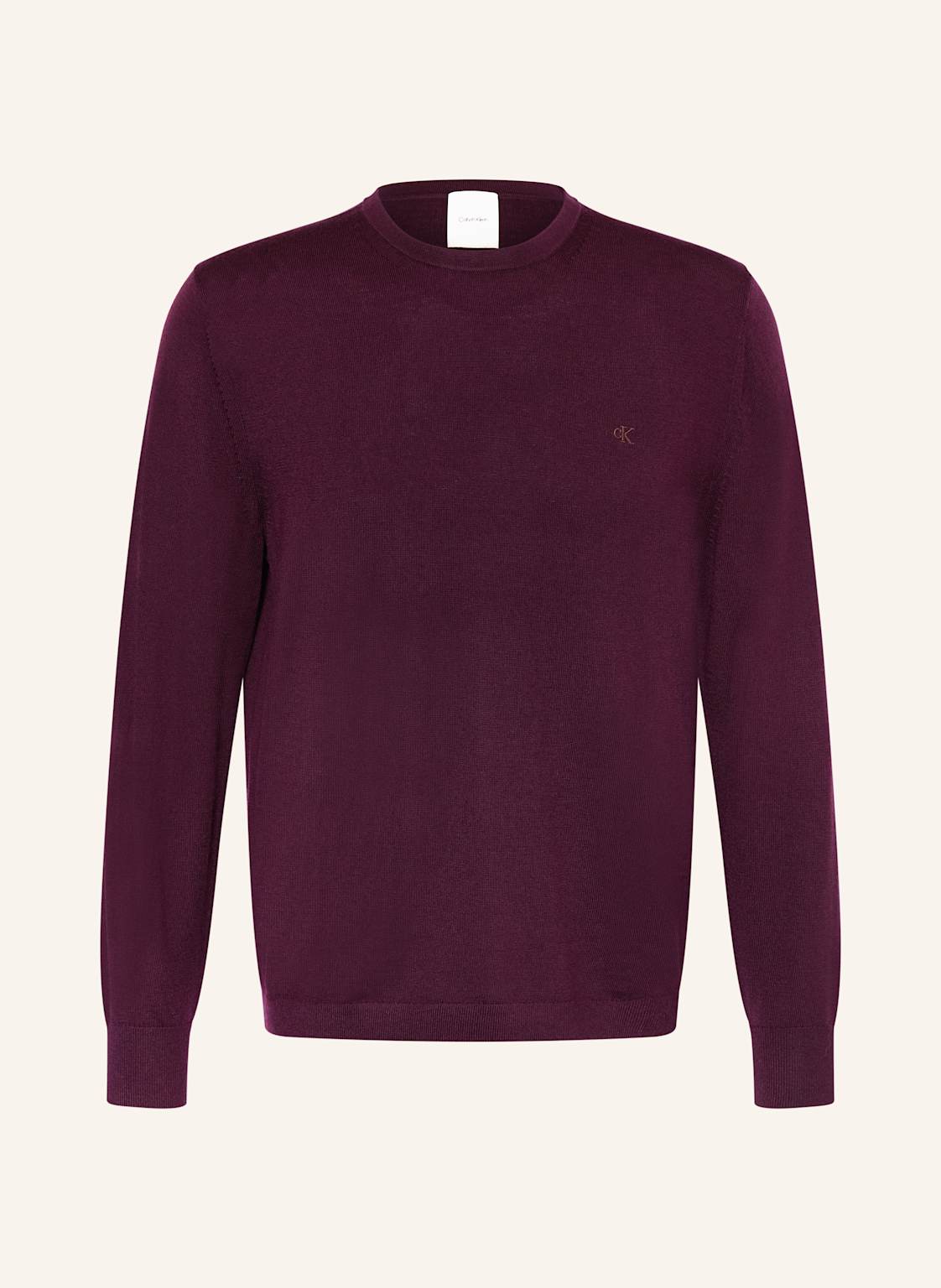 Calvin Klein Pullover Aus Merinowolle braun von Calvin Klein