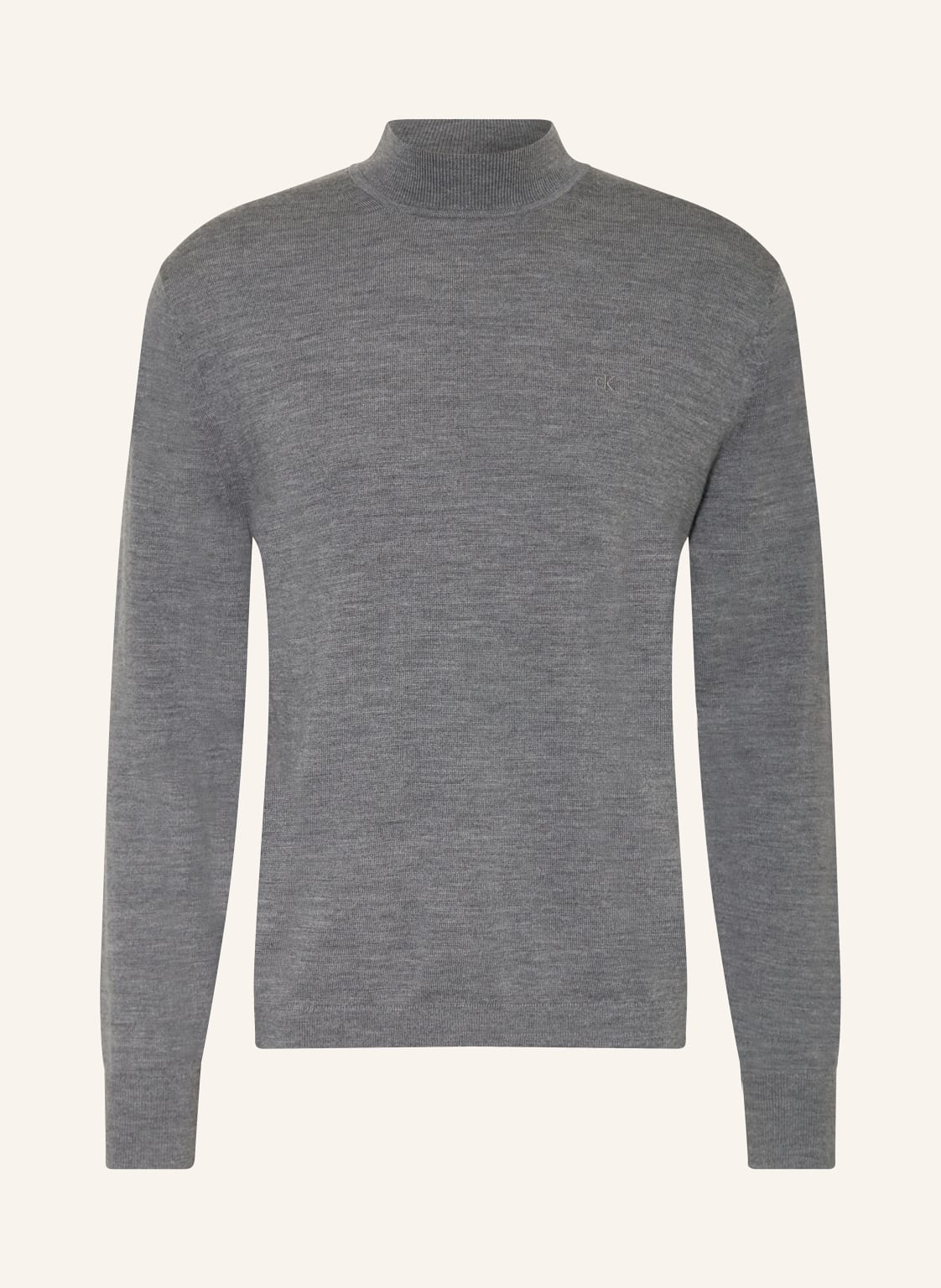 Calvin Klein Pullover Aus Merinowolle grau von Calvin Klein