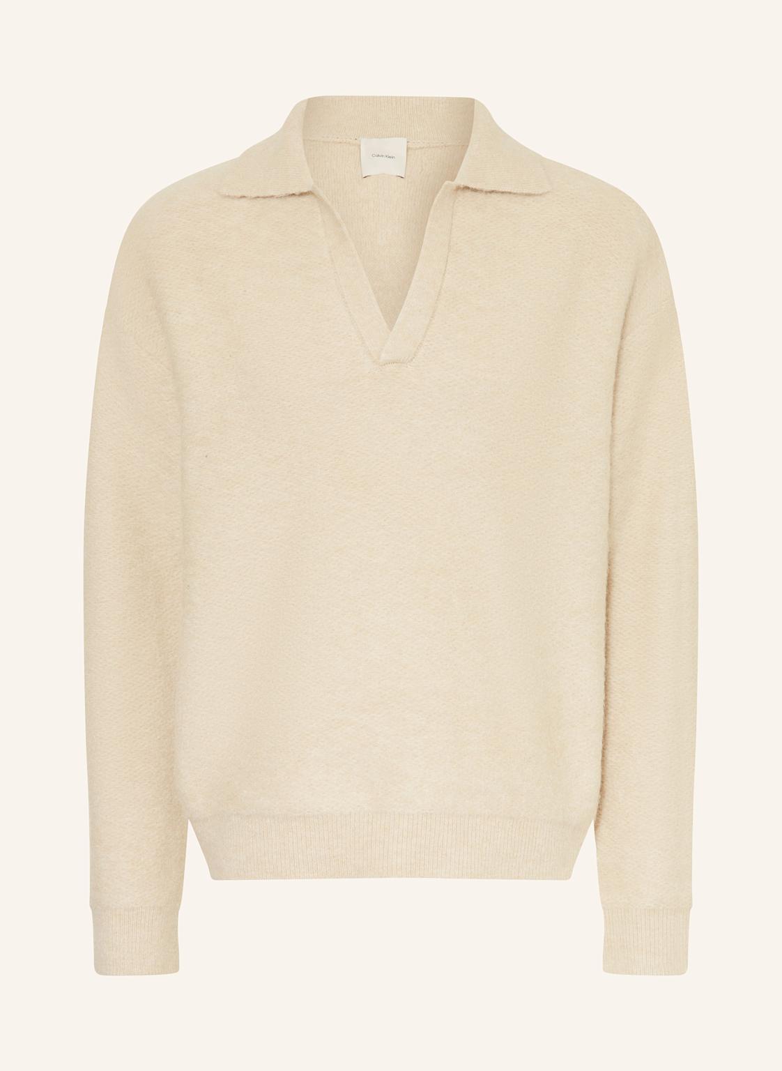 Calvin Klein Pullover Johnny beige von Calvin Klein