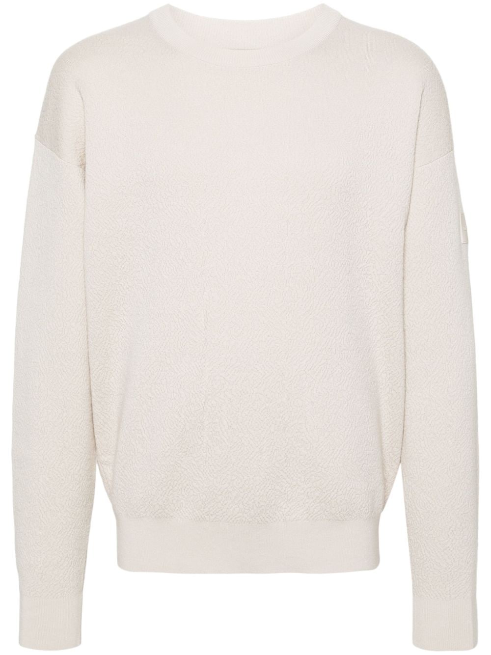 Calvin Klein Pullover mit Jacquardmuster - Nude von Calvin Klein