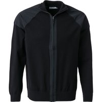 Calvin Klein Herren Cardigan schwarz Tencel unifarben von Calvin Klein