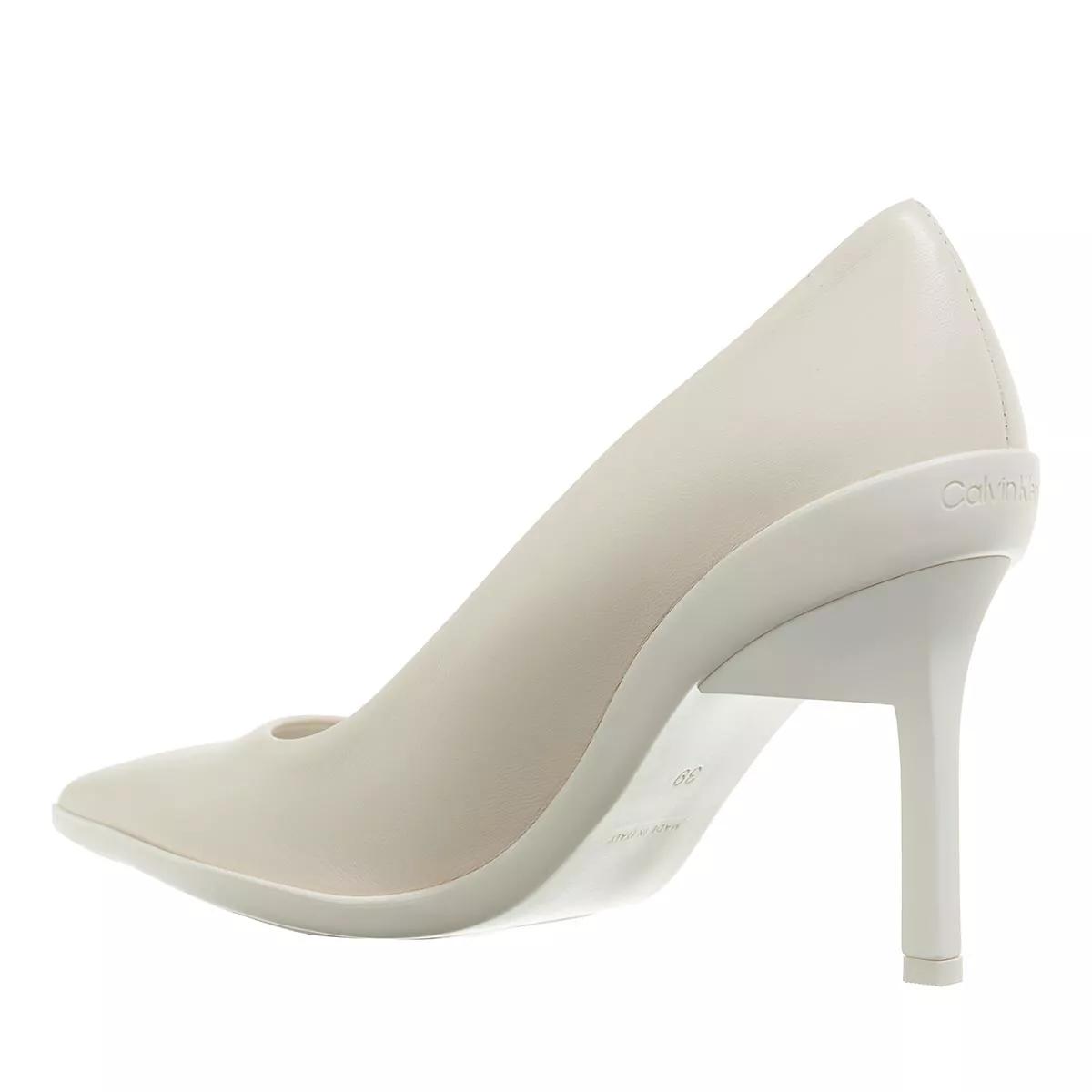 Calvin Klein Pumps & High Heels - Heel Pump 90 Leather - Gr. 36 (EU) - in Creme - für Damen von Calvin Klein