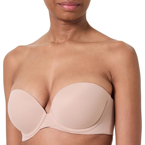 Calvin Klein Damen Push-Up BH Abnehmbare Träger, Beige (Cedar), 75C von Calvin Klein